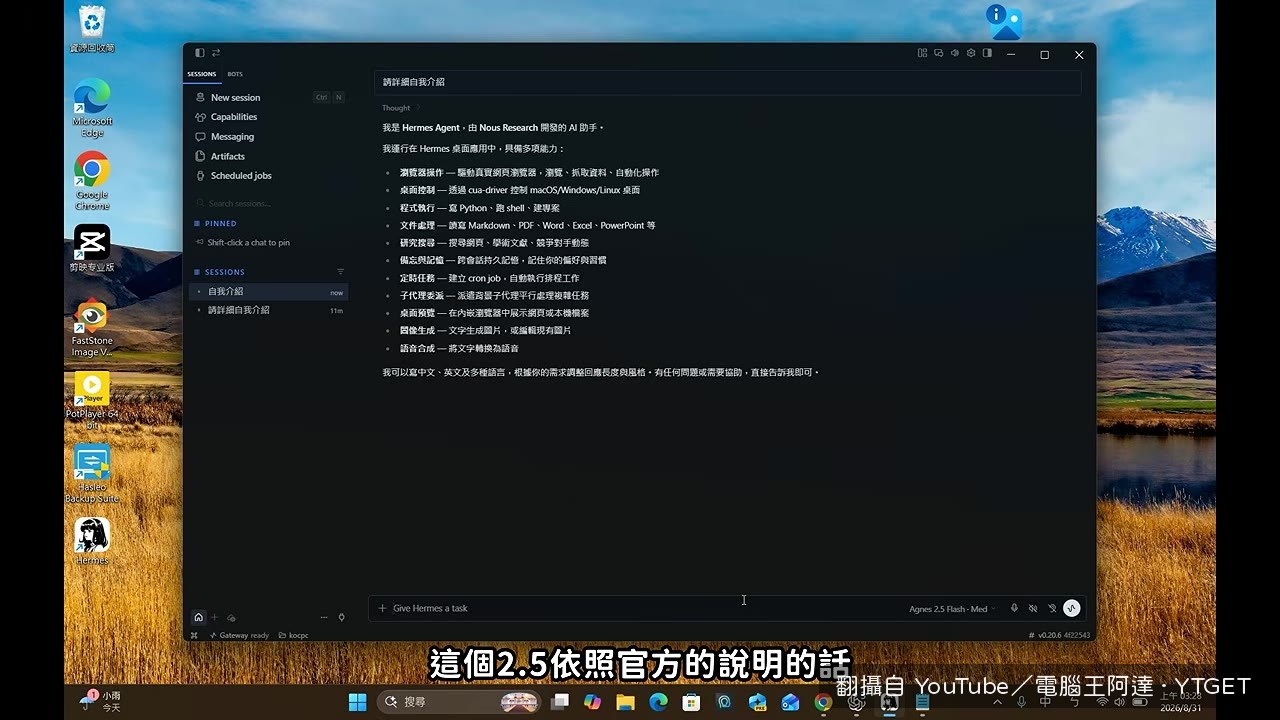 Agnes 模型回應速度快