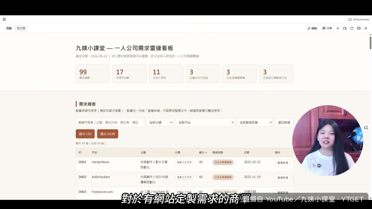 做出可互動的網頁Demo