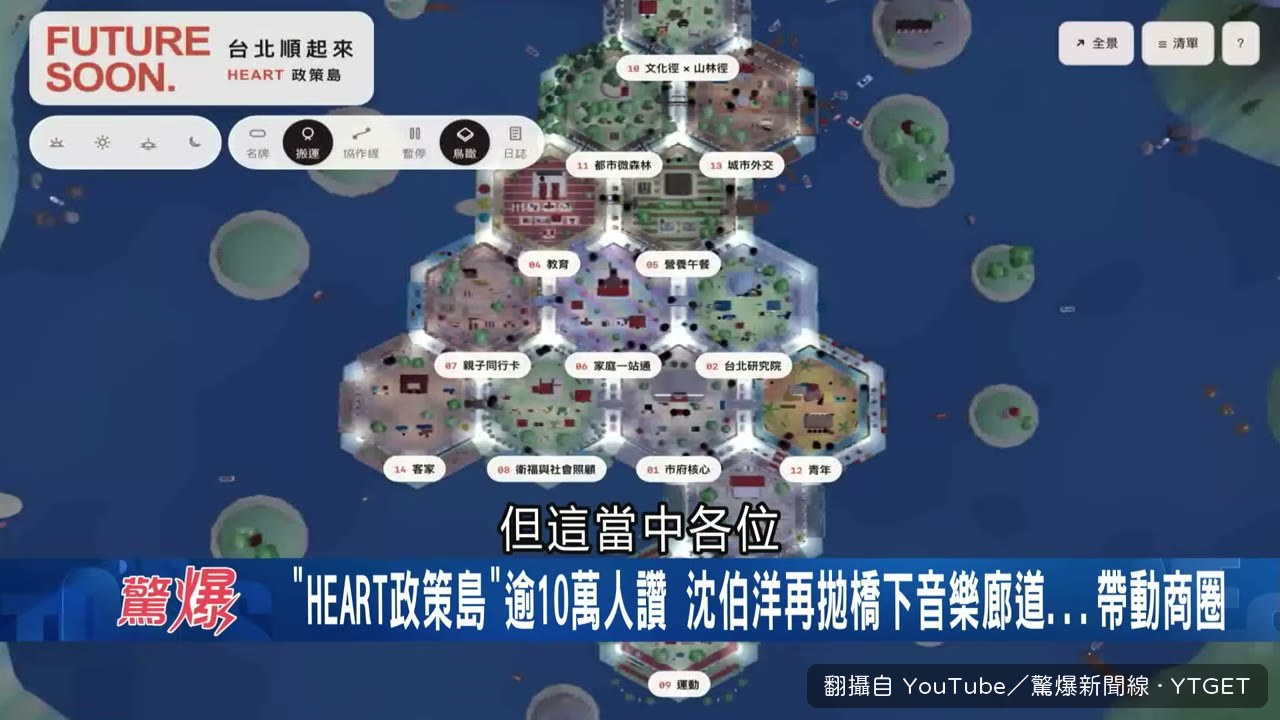 政策島把九十四項細項做成遊戲