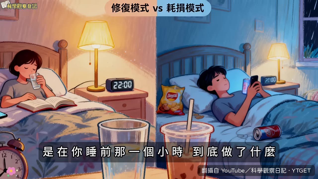 睡前一小時是代謝黃金視窗