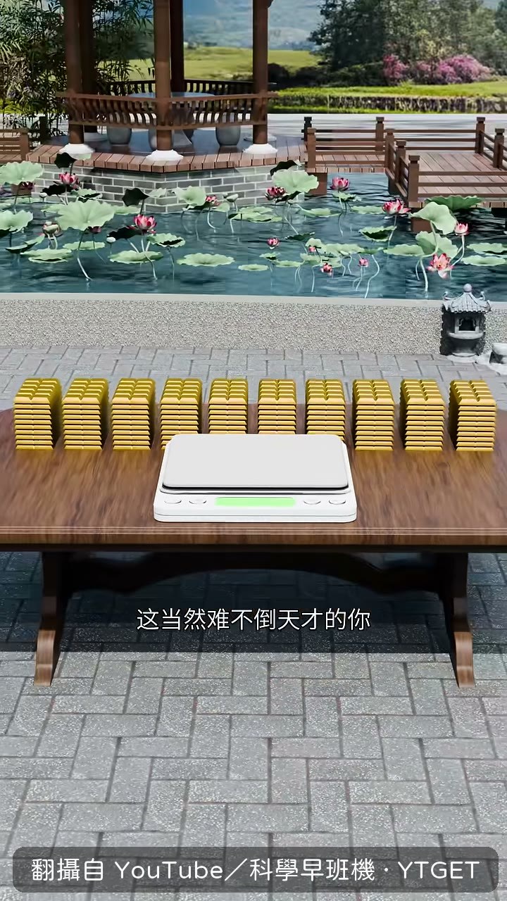 把黃金排好隊形編號
