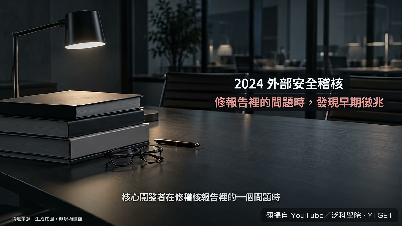 稽核時順手發現早期徵兆卻被往後排