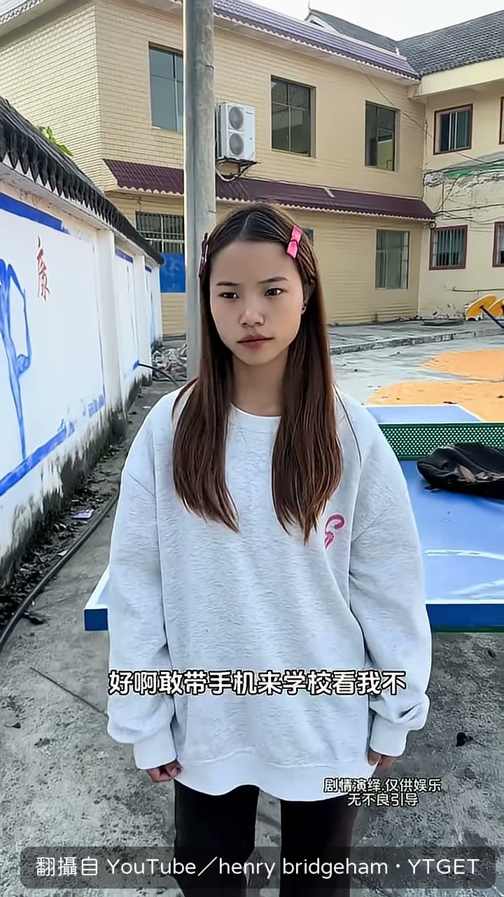 小何老師抓到學生偷玩手機