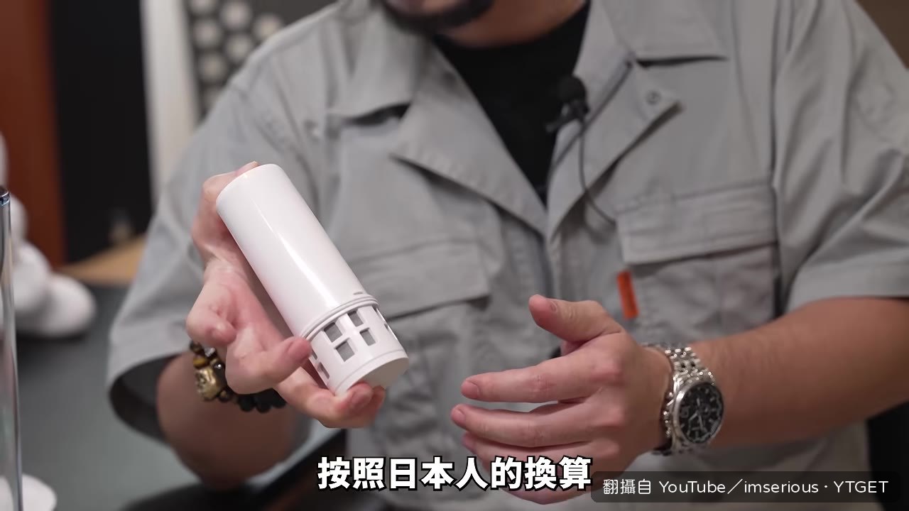 一支濾芯等於100桶礦泉水