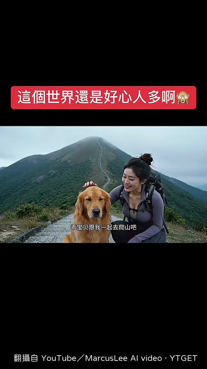 鄰居直接帶狗去爬山