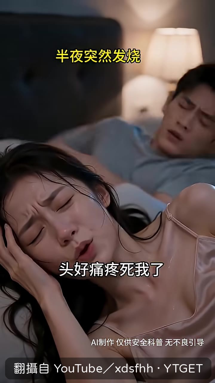 半夜發燒到38度9,家人急送醫