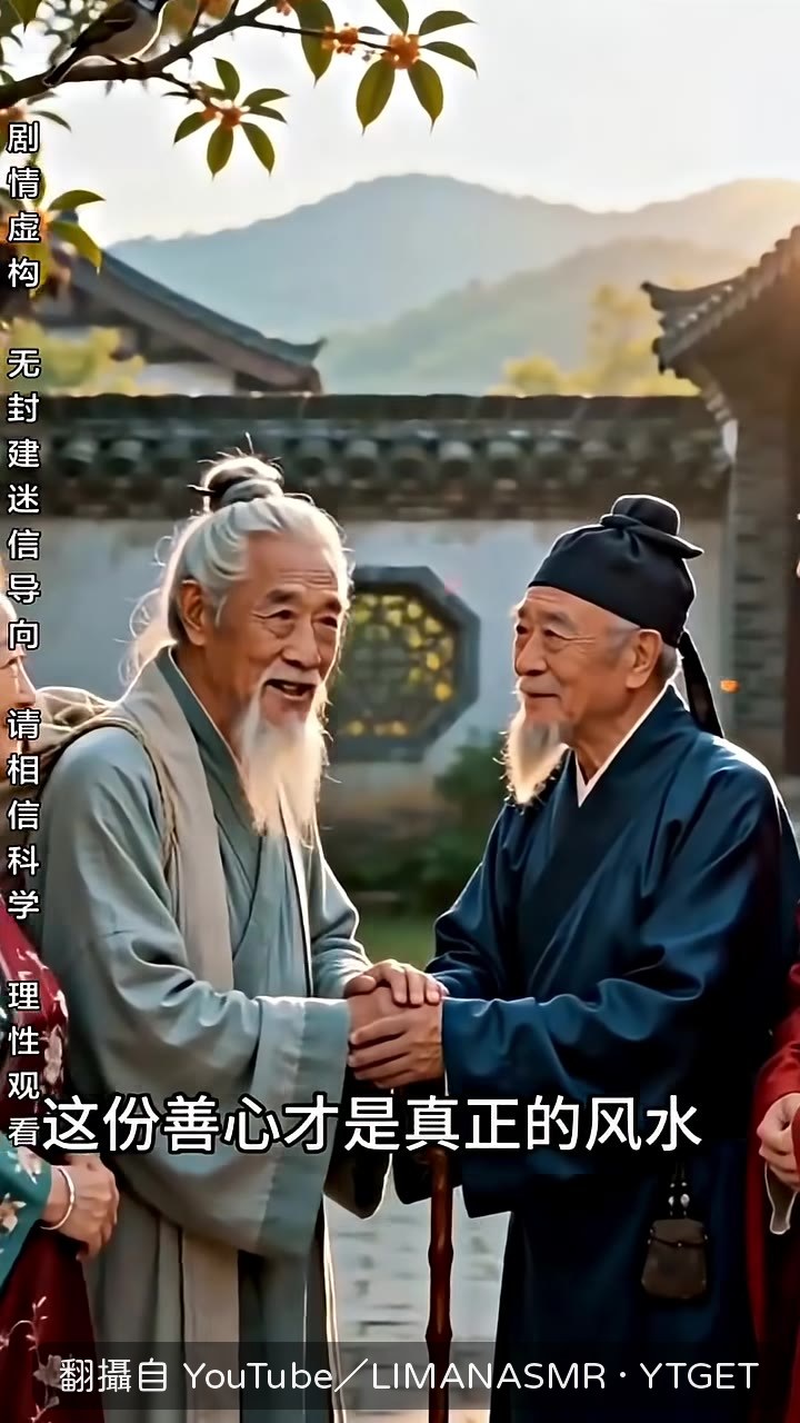 先生說「人為善，福雖未至，禍已遠離」