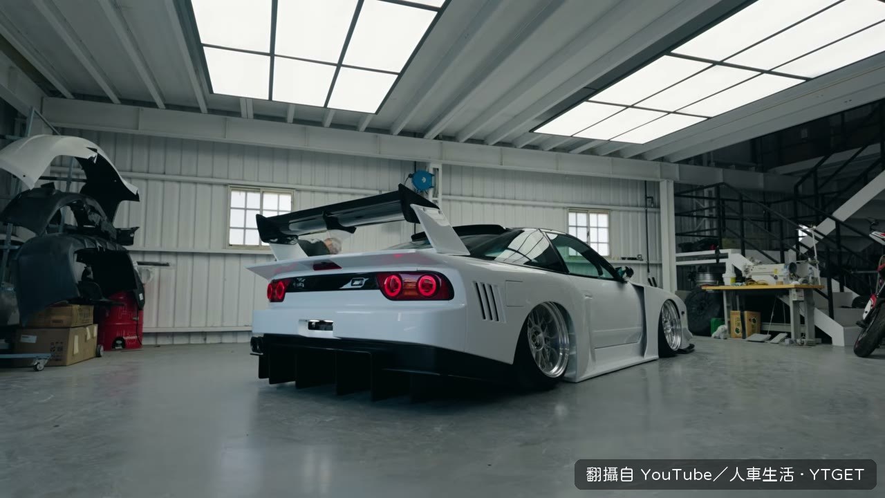 完工後的車頭特寫