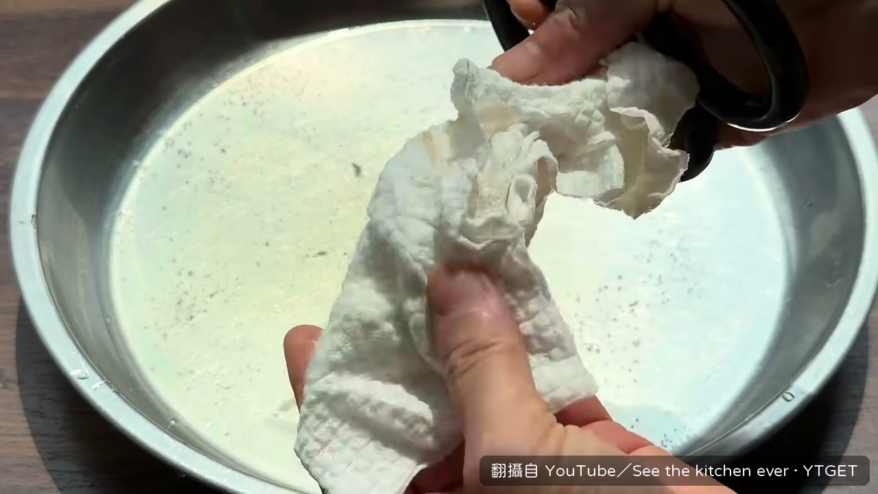 用廚房紙巾實測剪下去