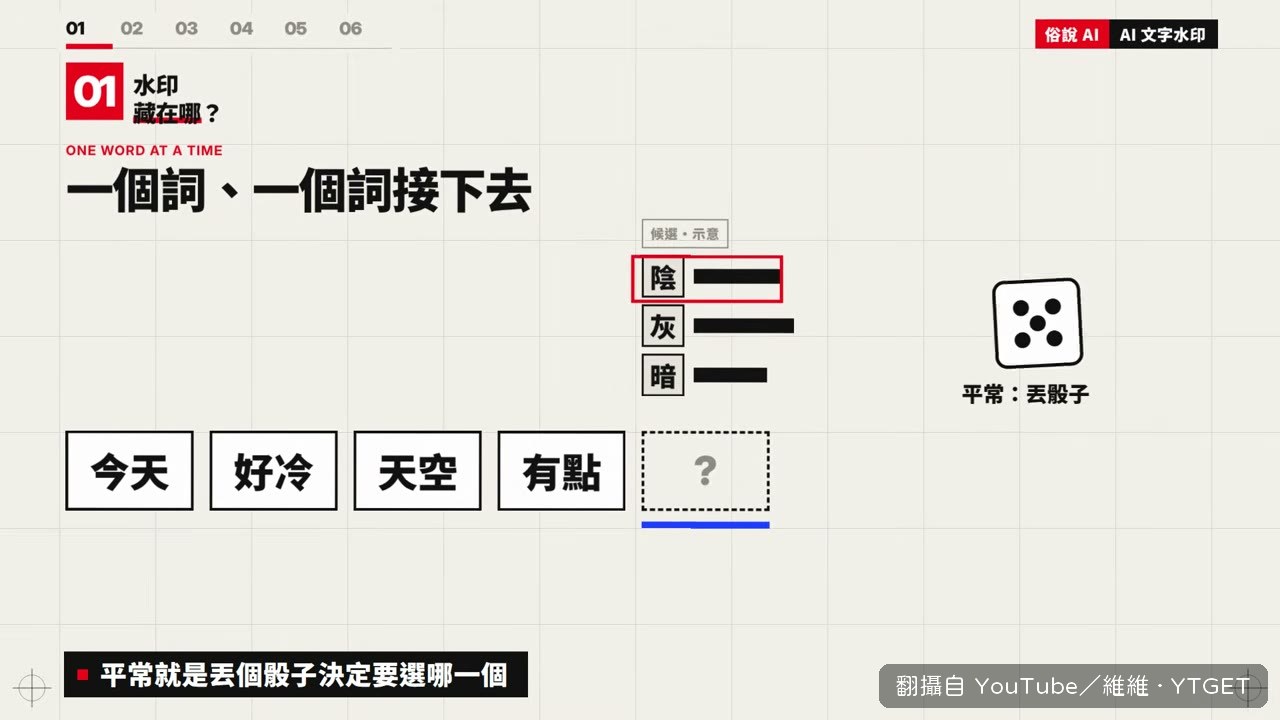 水印在選字時偷偷偏心
