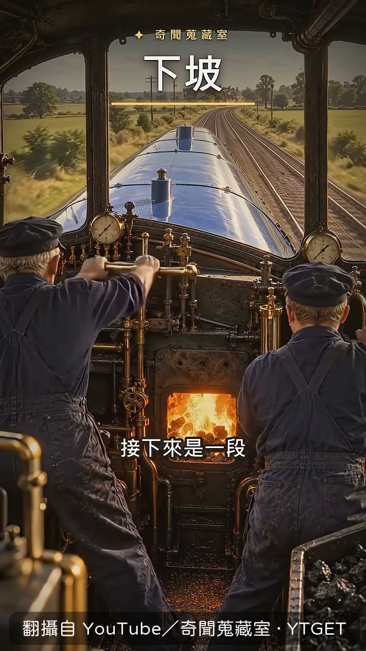 下坡路段把手推到底一路衝