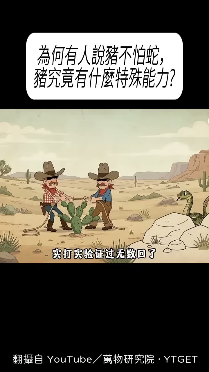 農場放豬進灌木叢吃蛇