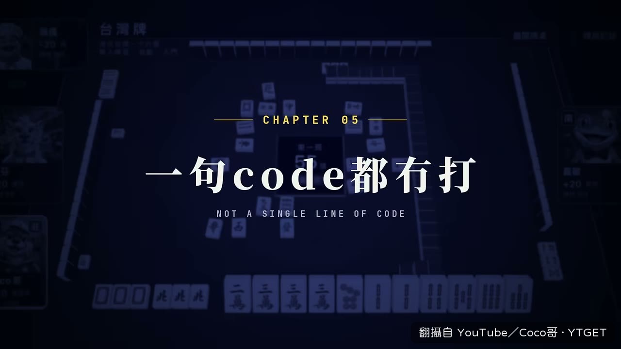 一句程式碼都沒打，遊戲連後台都寫好