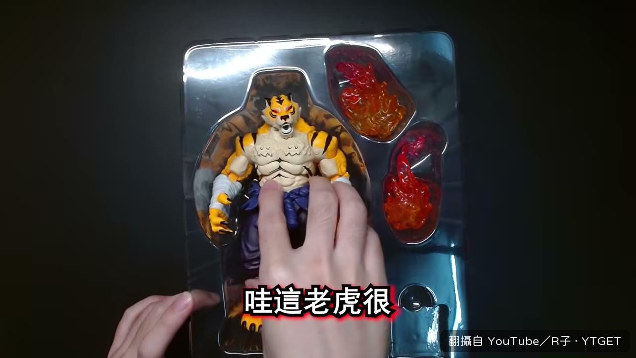老虎人偶拿出來很有重量
