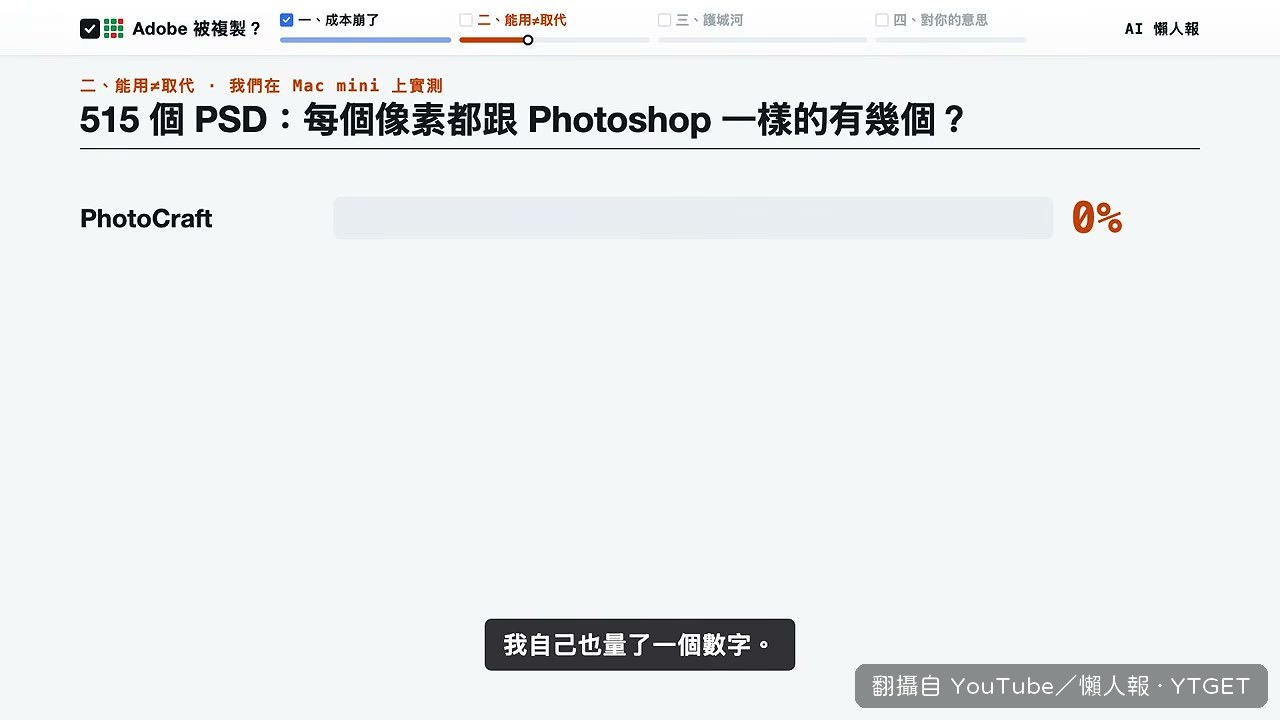 515 個 PSD 檔，一半跟 Photoshop 一模一樣