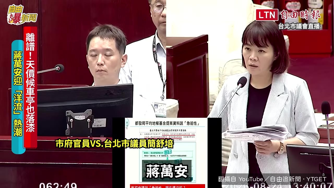 議員逼問是不是蔣萬安核准