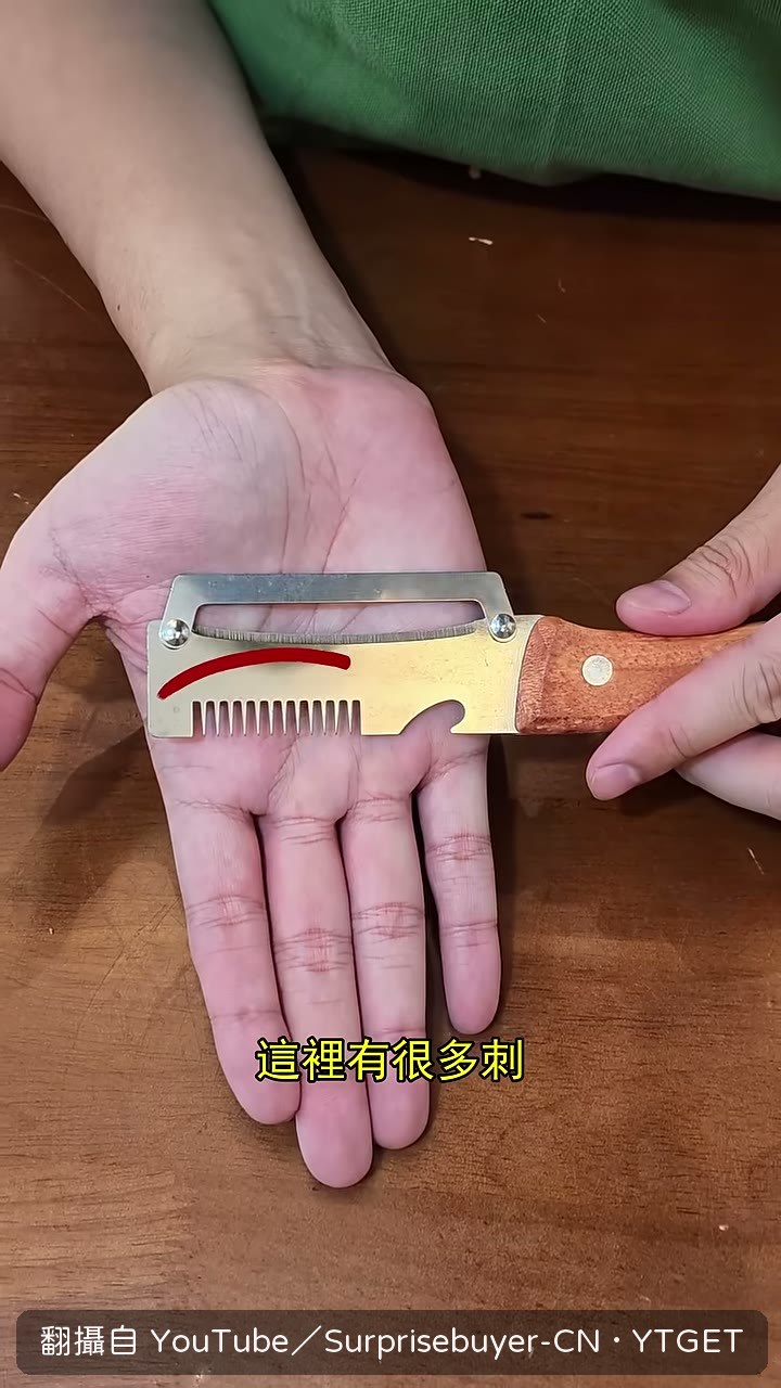 刀刃像梳子一樣的刨絲器