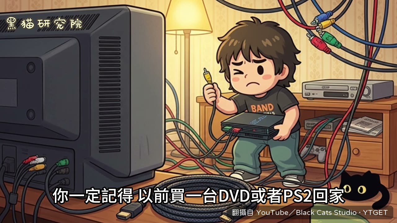 電視背面像一盤彩色義大利麵