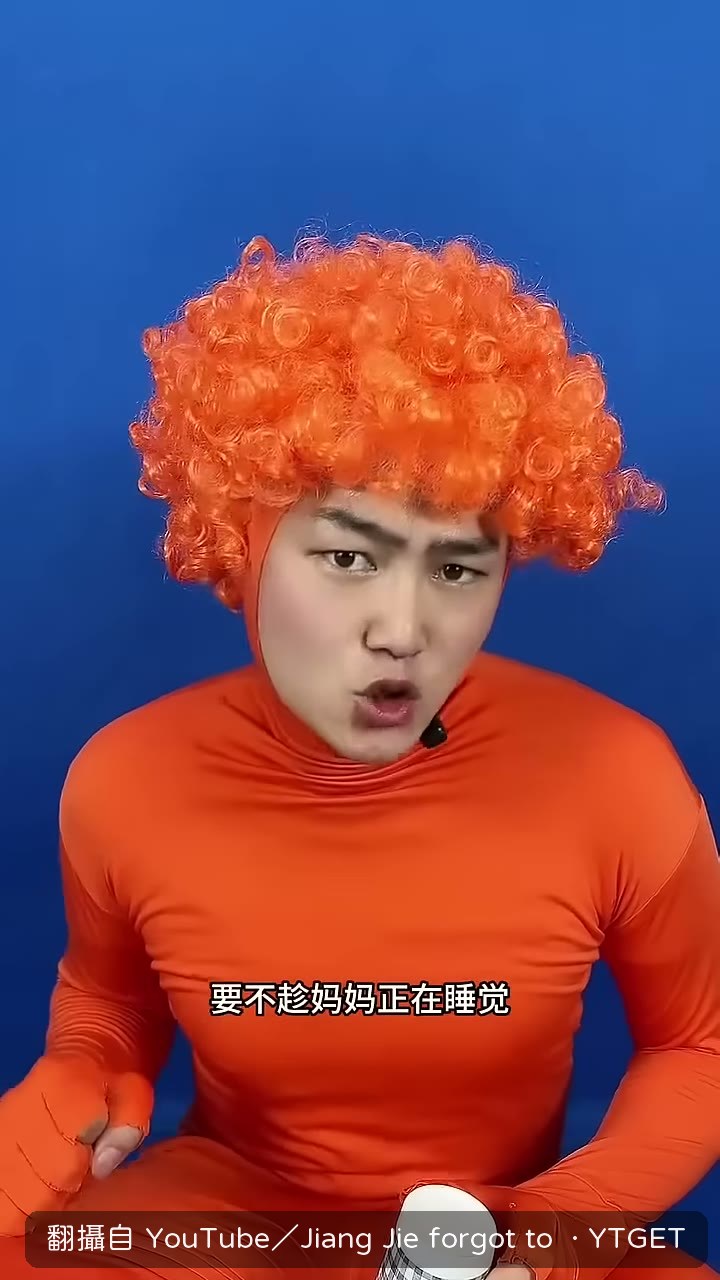 寶寶趁媽媽睡覺偷偷學做飯