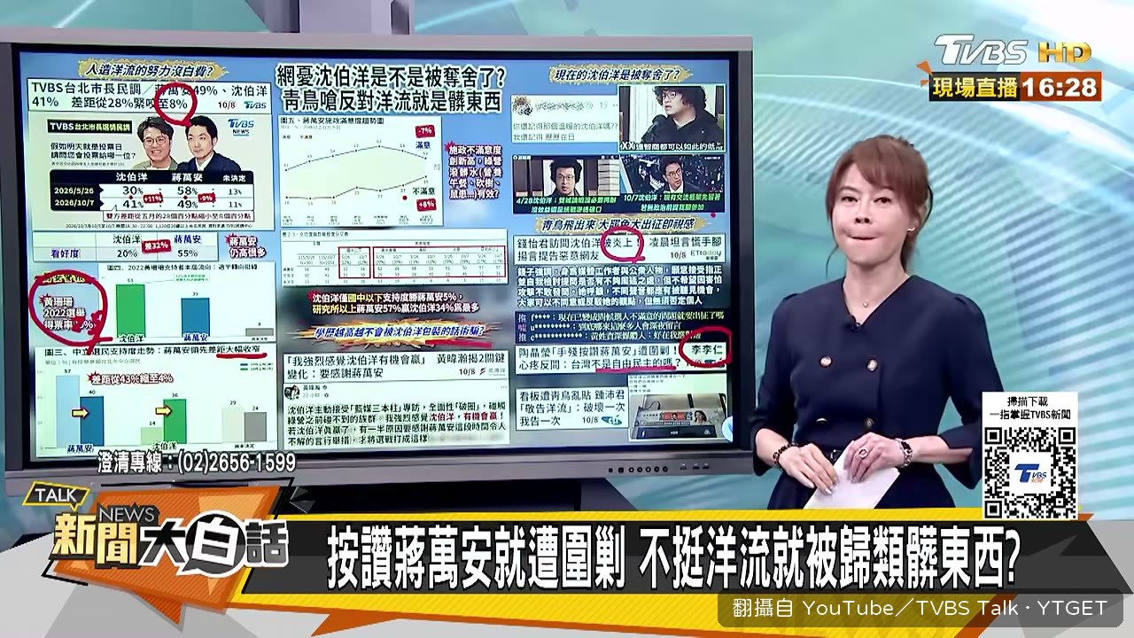 郭正亮說問題出在蔣萬安自己