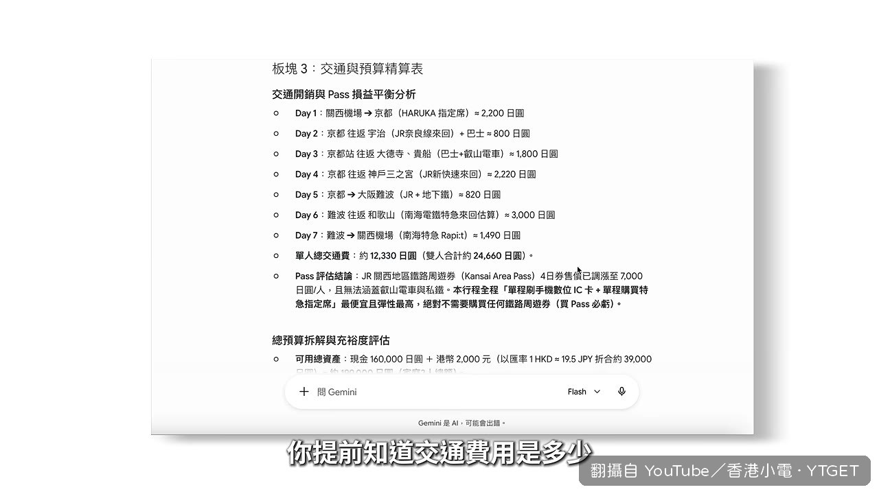 交通費估算表