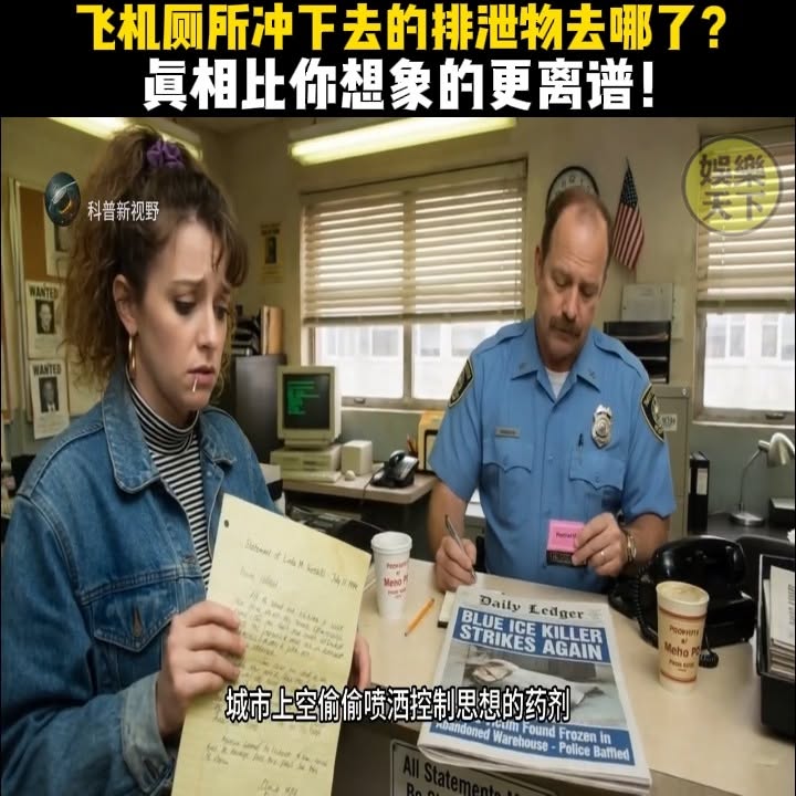 飛機排洩物儲存與藍冰怪案揭密：揭開座椅下真相