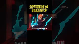 咒術迴戰各級最強代表解析 從日下部到禪院真希